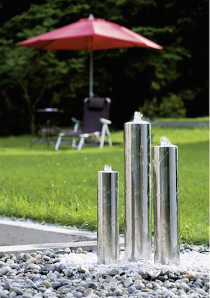 Fontaine, de, jardin, travaux, de, rénovation, Marrakech 