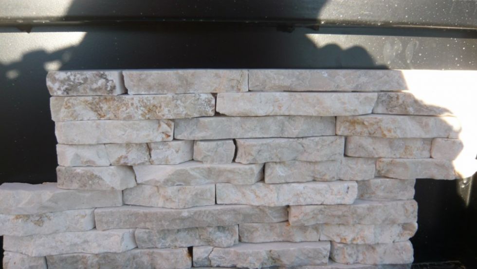 Habillage, de, mur, extérieur, en, pierre, naturel,  
