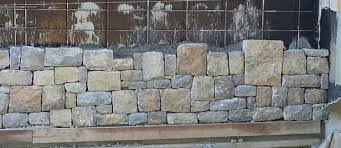 Habillage, de, mur, extérieur, en, pierre, naturel,  
